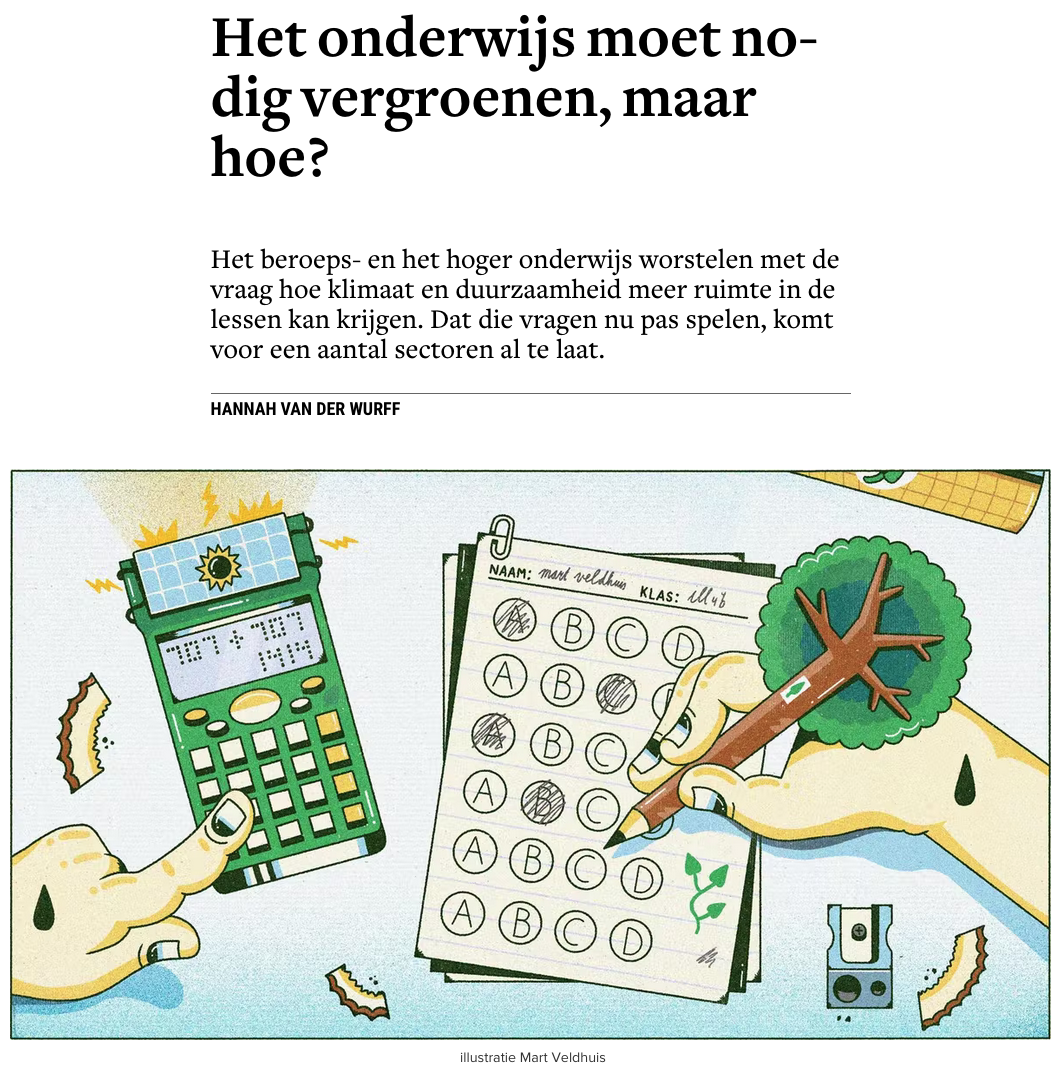 Trouw 15022022_Onderwijs moet vergroenen_1